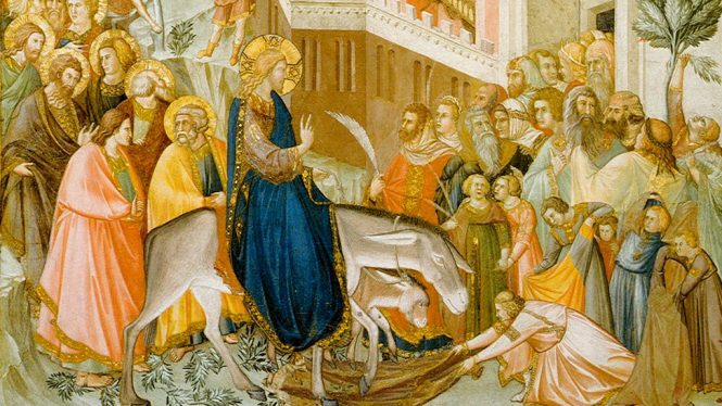 La entrada jubilosa de Jesús